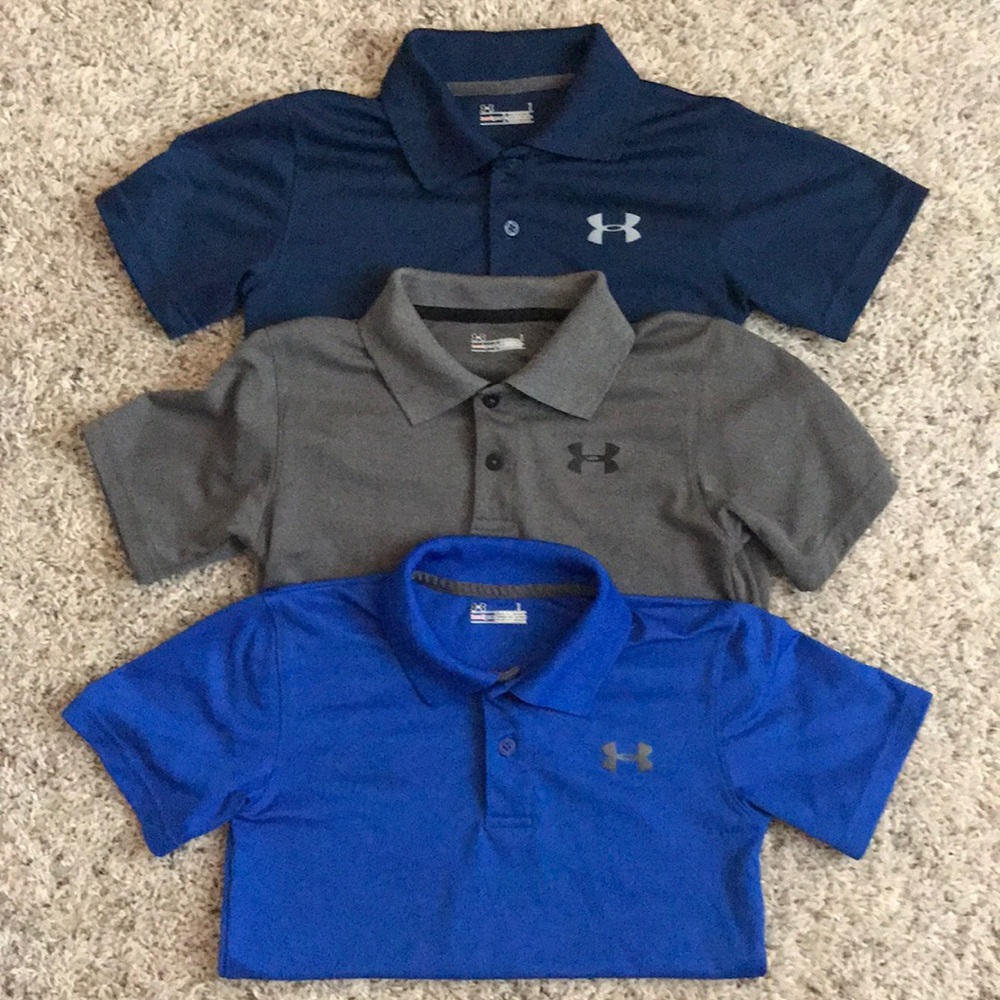3 size 7 boy short sleeve shirts